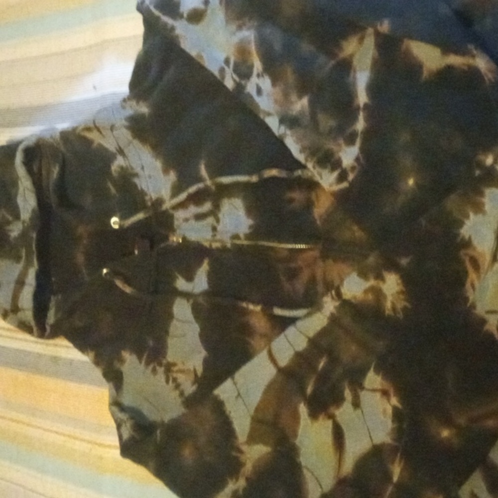 Tie dye zip up hoodie